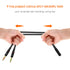 Maeline Headphone Splitter Adapter, 3.5mm Mic Cable for Computer, Headset 3.5mm Female to 2 Dual Male Microphone Audio Stereo Jack Earphones Port ...