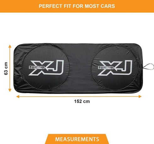 Cherokee XJ Accessories, Windshield Sunshade, Banner, Sun Shield, Fits Every Year XJ 1984-2001, Custom fit...