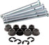 RULLINE Door Hinge Pin and Bushing Repair Kits (4 pins 2 Door) Compatible with 1994-2004 Chevy S10 & GMC S15...