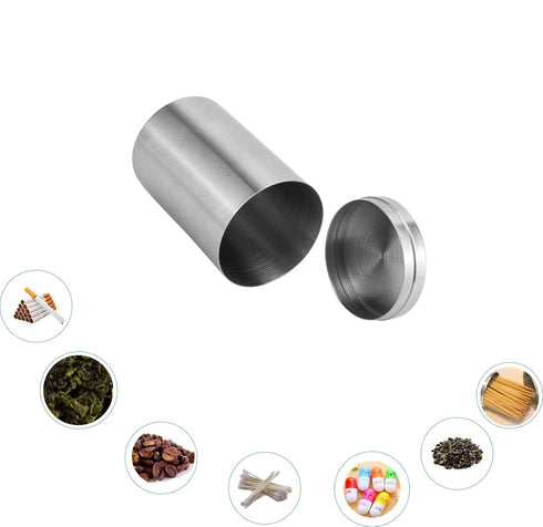 Sinton Cigarette Case Box Cigarette Cans Large Capacity 304 Stainless Steel Storage Tank Cigarette Case Holds 50 SINTON0001 0...