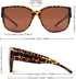 Face Shadow Polarized Sunglasses Fit Over Glasses, Sunglasses for Women to Go Over Glasses UV Protection Lightweight...