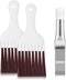 Pimoys 3 in 1 Set Air Conditioner Condenser Fin Comb, 1 AC Coil Cleaner Stainless Steel Fin Comb with 2 Evaporator Radiator Cleaning Whisk Brush...