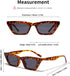 BOJOD Square Cat Eye Sunglasses For Women Fashion Vintage Trendy Cateye Sunglasses For women Black...