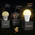 Torkase Outdoor Dusk to Dawn Light Bulbs- No Timer Required, 12W(100W Equivalent), 3000K Warm White, E26 A19 Automatic Sensor LED Bulbs, Built-in ...