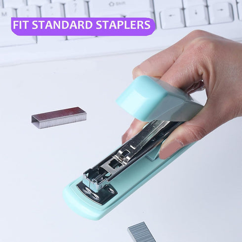 Standard Staples, 25 Sheet Capacity, 1/4 inch Length, 24/6, Jam Free Sharp Chisel Point Design,6000 Staples, 6Pack General Purpose Staple, Fits St...