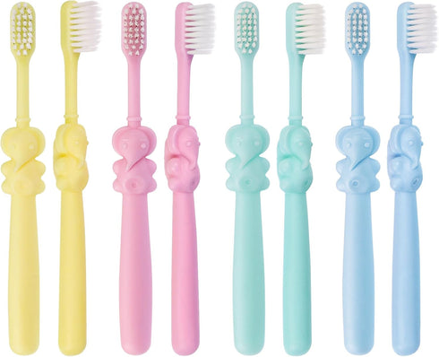 20 pcs Disposable Kids Toothbrushes Bulk Individually Wrapped,Kids Toothbrush for Age 2+ Toddler Children Toothbrush Set Soft Bristles Boys Girls ...
