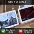 Skin for Google Nest Hub 7" | Gen 1 | Protective, Durable, and Unique Vinyl Decal Wrap Cover | Made in The USA (Black Carbon Fiber)...