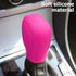 2 Pack Car Gear Shift Knob Cover, Anti-Slip Auto Knob Gear Stick Protector, Comfortable Silicone Handbrake Shifter Cover for Men Women, Universal ...