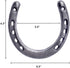 GGTYHAO Cast Iron Horseshoe?for Good Lucky, Durable Cast Iron Medium Horseshoe 5 Holes On Each Side for Wall Hung...