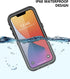 for iPhone 11 Waterproof Case with Built-in Screen Protector, Shockproof Dustproof Full Body Protective IP68 Waterproof Phone Case for iPhone 11 6...