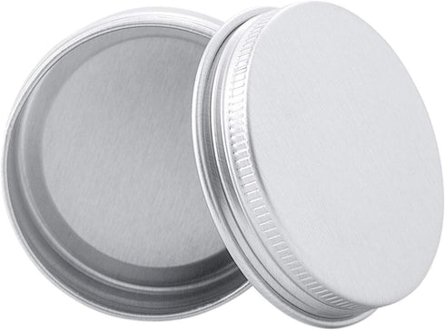 6 Ounce Aluminum Cans 180 mL Screw Lid Metal Storage Tins Containers for Storing Spices, Candies, Lip Balm, Candles, 6 Pcs....