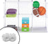 30Pcs Wire Cube Connectors Plastic Grid Cube Organizer Connector for Modular Closet Storage Organizer & Wire Shelving (White)...