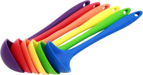 Chef Craft Premium Silicone Cooking Ladle, 11.25 inch, Purple...