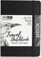 Pro Art Premier Sketch Book Travel 6"x 4" White 74lb Black 80 Sheets, Sketch Book, Sketchbook, Drawing Pad, Sketch Pad, Drawing Paper, Art Book, D...