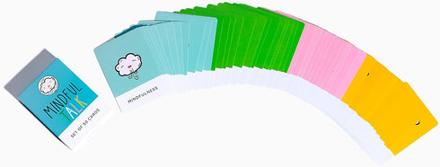 The School of Mindfulness- Mindfulness Game for Kids: Mindful Talk Cards for Children and Parents- for Authentic and Meaningful Conversations…...