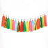 35 PCS Green Orange Gold Mylar Tassel Garland Tissue Paper Tassels Banner DIY Kit Baby Shower Fiesta Bachelorette Party Decorations...