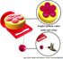 Hummingbird Feeder Red Flower Small Bird Feeders Plastic Garden Tool with Perch...