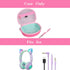 Mchoi Hard Carrying Case Suitable for Riwbox CT-7 Pink/for Jack CT-7S Cat Green 3.5mm/ for iClever IC-HS01 Bluetooth Wireless Over-Ear Headphones ...