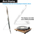6 Pack Vinyl Record Stand Display, Clear Acrylic Tabletop Album Now Playing Holder, Album Record Holder LP Vinyl Record Storage Display Stand...