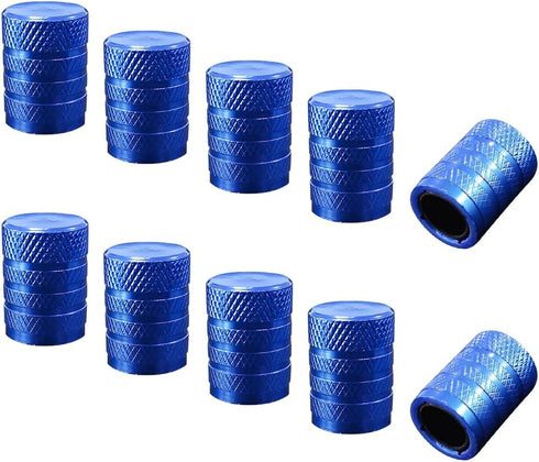 10 PCS Car Tire Valve Stem Caps, Anodized Aluminum Wheel Stem Covers, Corrosion Resistant Car Tire Air Caps, Vehicle Exterior Accessories for Car,...