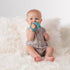 Itzy Ritzy Bitzy Grip - Silicone Developmental Teether with Easy-to-Hold Hand Grip, Designed for Ages 3 Months and Up, Elephant...