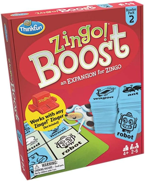 ThinkFun Zingo! Booster Pack #2 - Expansion Pack for Popular Zingo! Game | Designed for Kids Ages 4 and Up | Brain-Stimulating Word Puzzle Game | ...