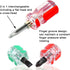 6PCS Mini Stubby Screwdriver Sewing Machine Screwdriver Set, Small Flat Head Screwdriver Short Phillips Screwdriver 2-in-1 Cross-Head Flathead Int...