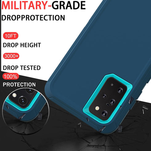 for Samsung Galaxy S20 Plus Case, Shockproof Dropproof Galaxy S20 Plus Case, Heavy Duty Protective for Samsung S20 Plus Case 6.7 Inch (Turquoise)...