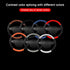 Car Steering Wheel Cover, Carbon Fiber Leather Vehicle Steering Wheel Protector, Sport Style and Anti-Slip Auto Interior Accessories, 15 Inch Univ...