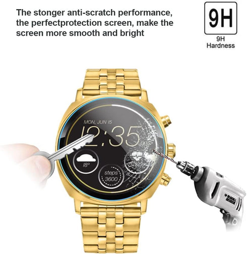 Compatible for Citizen CZ Smart Gen 2 41MM Screen Protector, 9H Anti-Scratch Tempered Glass Protective Film for CZ Smart Gen 2 41MM Unisex Casual ...