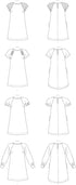 McCall Pattern McCall's Women's Short and Long Sleeve Dress, Sizes 6-14 Sewing Pattern, Plain...
