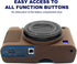 RX100 VII Case,Soft Silicone Protective Cover Protector Skin for Sony DSC-RX100 III RX100 V RX100 IV RX100 VII Digital Camera (Coffee)...