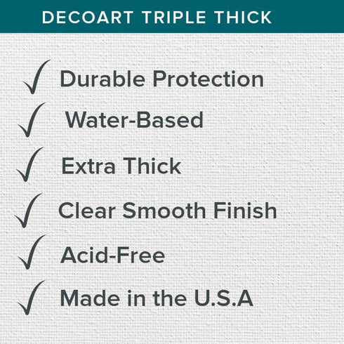 DecoArt Triple Thick Gloss Glaz, 8 fl oz Bottle,White Blue...