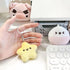 ZORZA 2Pcs Cute Plush Star Keychain Kawaii Star Pendant Keyring with Squeaky Sound Charming Plush Keyring for Backpacks Handbags Purses Fashionabl...