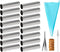 16 Pack Cannoli Tubes Molds Set, With 4.7 Inch Non Stick Cannoli Tubes Large, Reusable Piping Bag, Brush and Stainless Steel Tips, Cannoli Forms K...