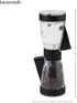 KAMENSTEIN One-Handed 2-in-a-1 Dual Salt and Pepper Grinder-Adjustable and Refillable, 8-Inch, Black...