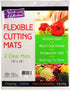 Flexible Plastic Cutting Board Mats set, Clear Kitchen Cutting Board Set of 2 Clear Mats (1)...
