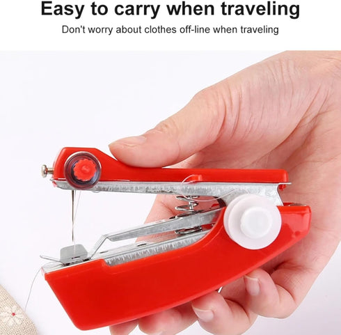 Mini Manual Portable Pocket-sized Small Sewing Machine Portable Stitch Sewing Machine for Home Travel Use......