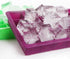 Ice Cube Tray, Silicone Square Ice Trays Easy Release Stackable Ice Cube Mold with Removable Lid, 24 Cavity (2 Pack, Purple)...