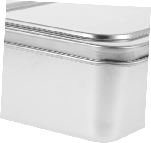 Box Covered Baking Tray Stainless Steel Bakeware Baking Pan with Lid Bread Baking Pan Cake Pan with Lid Bread Oven Stainless Steel Baking Pan Brea...