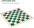Roll Up Vinyl Chess Board Tournament 15.5" Chess Mat - Lightweight & Non Slip Portable Professional Club Chess Board for Beginner and Kids-Only Ch...