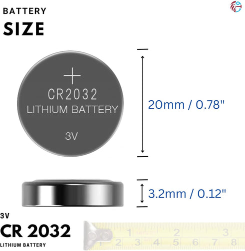 CR 2032 Batteries 3v Lithium Coin Cell Battery Combo Pack - 20 Count...