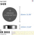 CR 2032 Batteries 3v Lithium Coin Cell Battery Combo Pack - 20 Count...