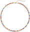 BVGA Dainty Gold Choker Necklace Colorful Heart Gemstone Choker Necklace Gold Plated Snake Chain Necklace Choker Necklaces Set for Women Girl Gift...