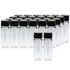 20 PCS 4 ML (1 dram) Clear Small Liquid Sample Glass Vials with Screw Caps, 15 mm Diameter x 45 mm Length Leak-Proof Vial, 13-425 Black Screw Cap ...