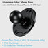 BRCOVAN 1'' Ball Mount Base with Aluminum Alloy AMPS Hole Round Plate & 1'' TPU Ball Adapter Compatible with RAM Mounts B Size 1 Inch Ball Double ...