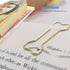 Paper Clips, 90 Pcs Cute Dog Bone Shaped Paper Clips, Fun Metal Office Supplies, School Gift, DIY Personalized Decoration, 3 Independent Bagged (G...