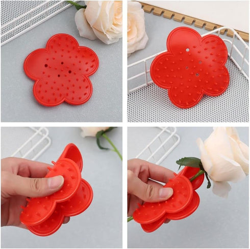 4PCS Rose Thorn and Leaf Stripping Tool Flower Branches Rose Plier Removing Burrs DIY Plastic Garden Stripper Thorn Remover Tools(colorful)...