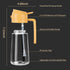 2 in 1 Oil Dispenser and Oil Sprayer, 470ml Oil Dispenser Bottle Spray and Pour, Glass Olive Oil Sprayer for Cooking, Food-Grade Oil Spray Bottle ...