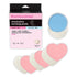 Bamboobies Nursing Pads, Ultra-Soft Velour, Reusable, Washable & Leak-Proof, 6 Ultra-Thin and 2 Overnight Pads for Breastfeeding...